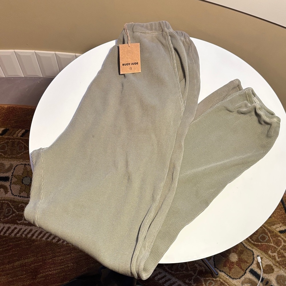 Rudy Jude Adult Thermal Gardener’s Pants, Sage, size M, nwt